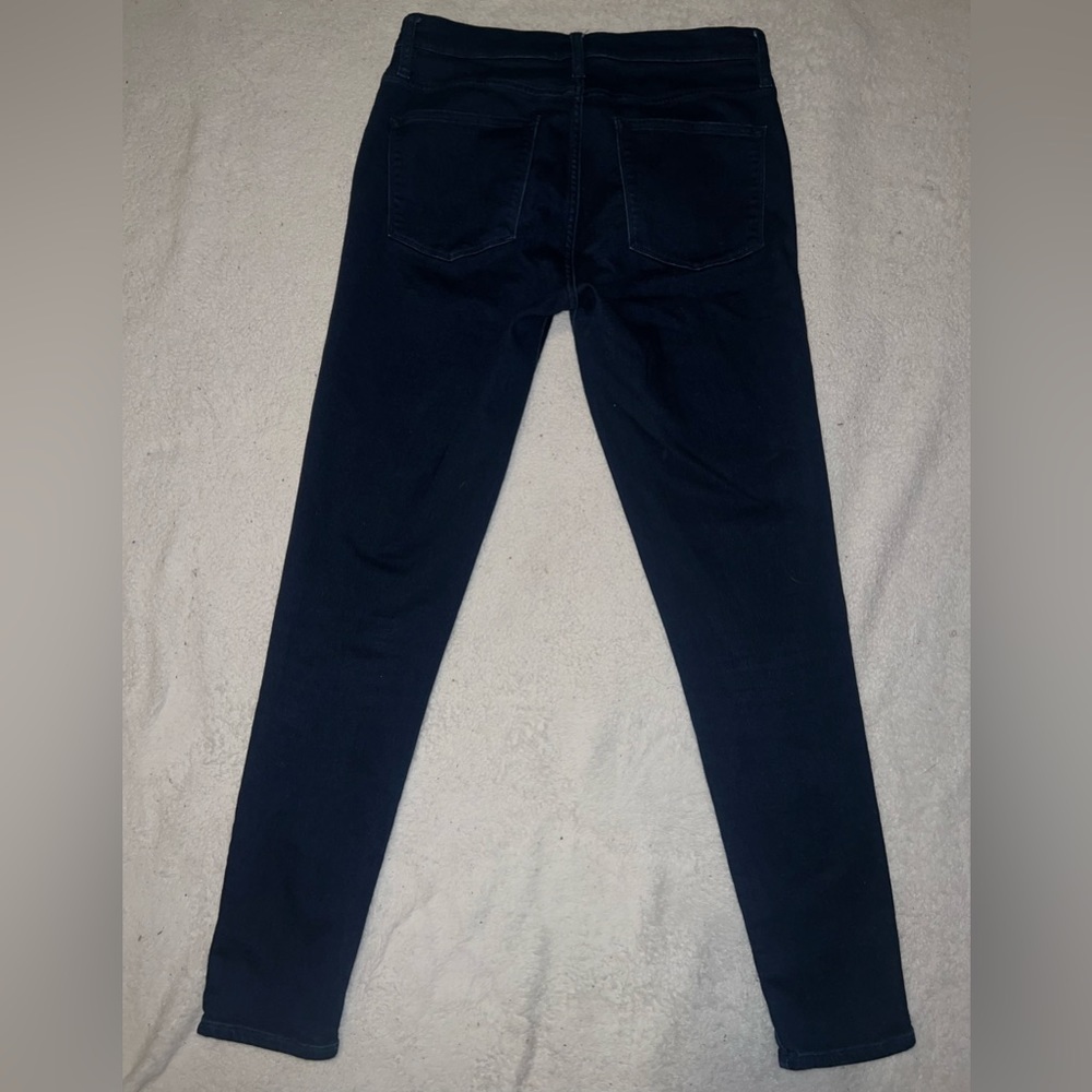 J Crew Women's Tall Skinny Leg Jeans | Dark Denim | - Picture 2 of 11